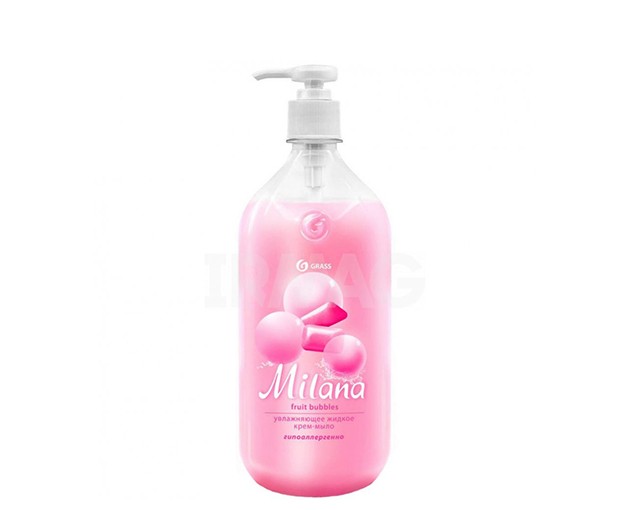 Grass moisturizing liquid soap Milana fruit bubbles 1L