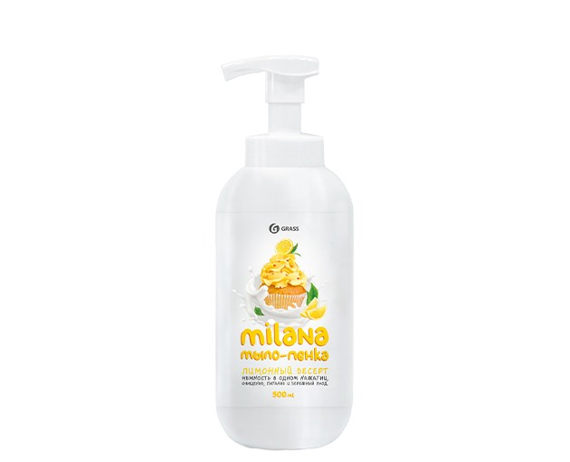 Grass Soap-foam lemon dessert Milana 500ml