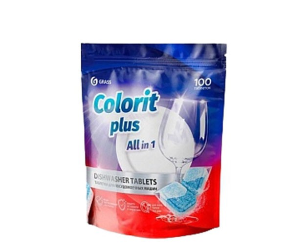 Grass Dishwasher tablet "Colorit Plus all in 1" 100 pieces