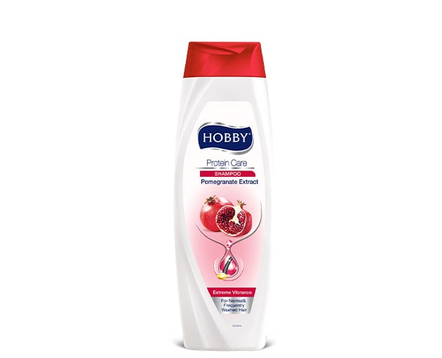 Hobby შამპუნი პროტეინი ბროწეული 600მლ