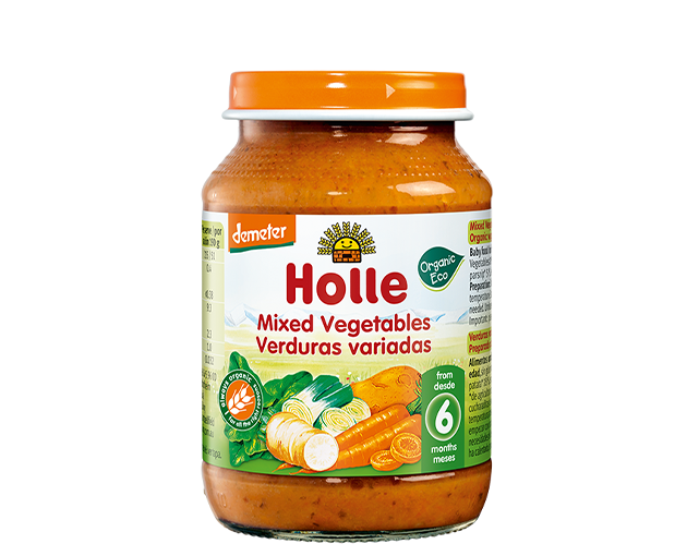 Holle ორგანული შერეული ბოსტნეულის პიურე