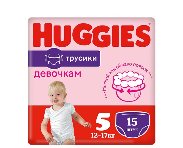 HUGGIES N5 ბავშვის ტრუსი ულტრა კომფორტი 12-17კგ