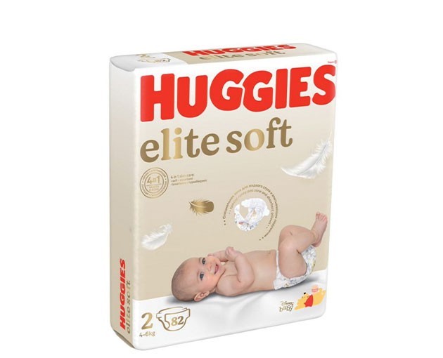 HUGGIES N2 baby diaper  Elite Soft 4-6kg