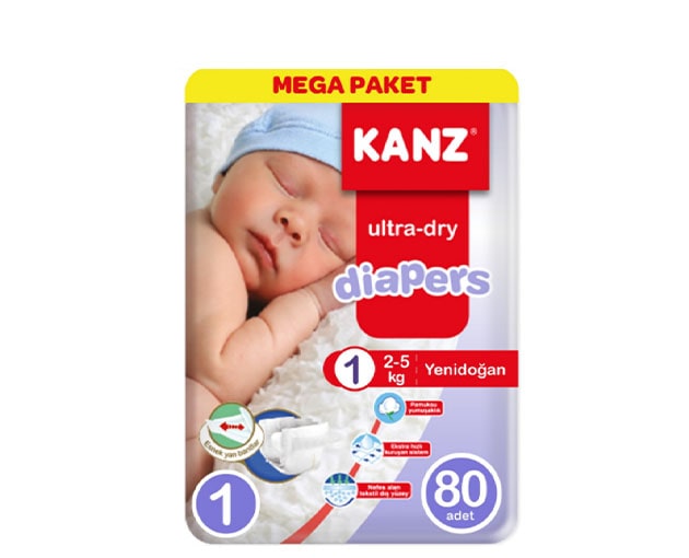KANZ N1 ბავშვის საფენი 2-5კგ 
