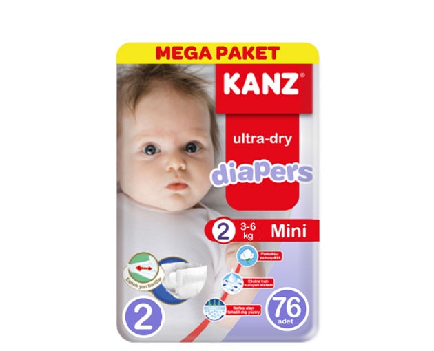 KANZ N2 ბავშვის საფენი 3-6კგ