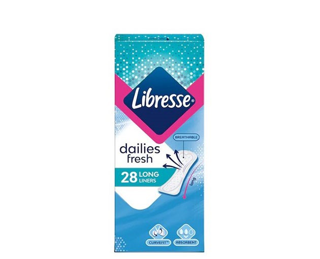 Libresse ყოველდღიური ჰიგიენური საფენი Fresh Long