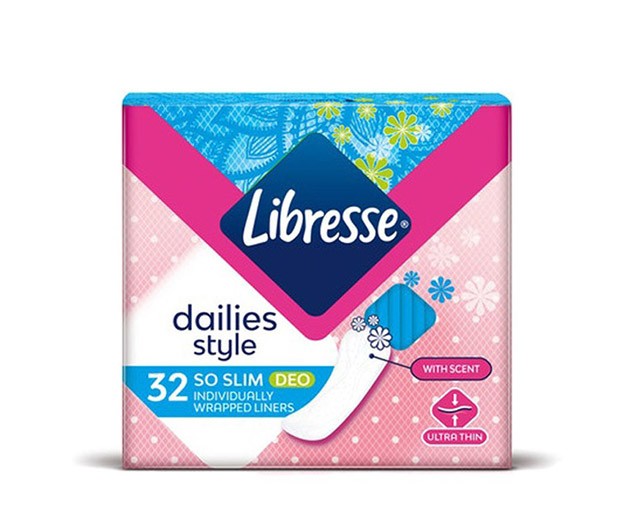 Libresse ყოველდღიური ჰიგიენური საფენი So Slim