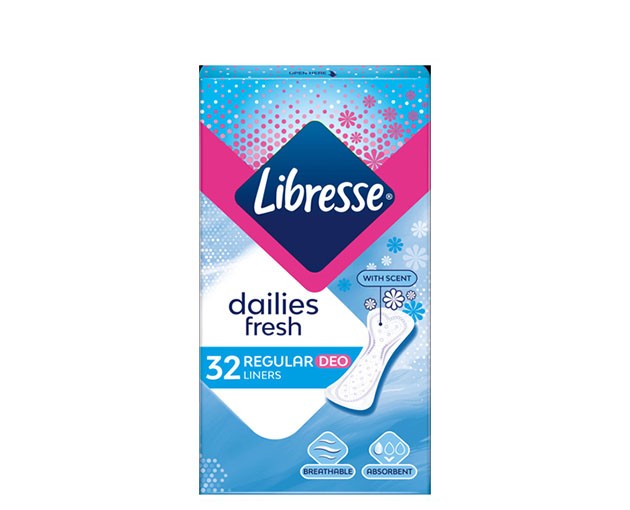 Libresse ყოველდღიური ჰიგიენური საფენი Fresh