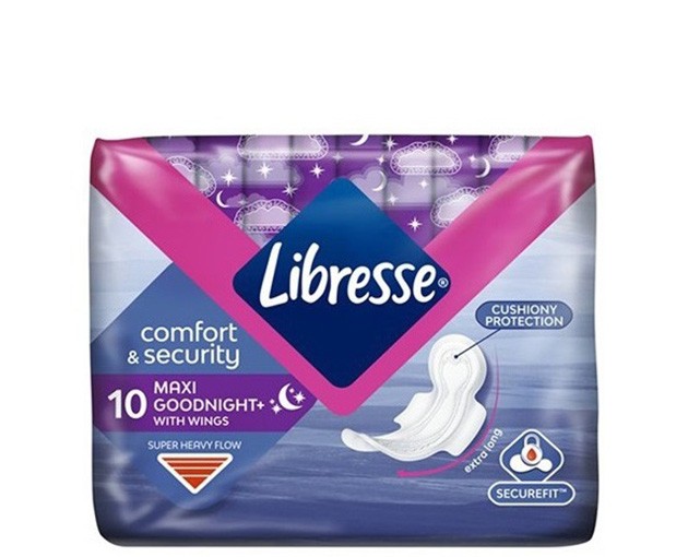 Libresse ყოველდღიური ჰიგიენური საფენი 6 წვეთიანი Regular 10ც