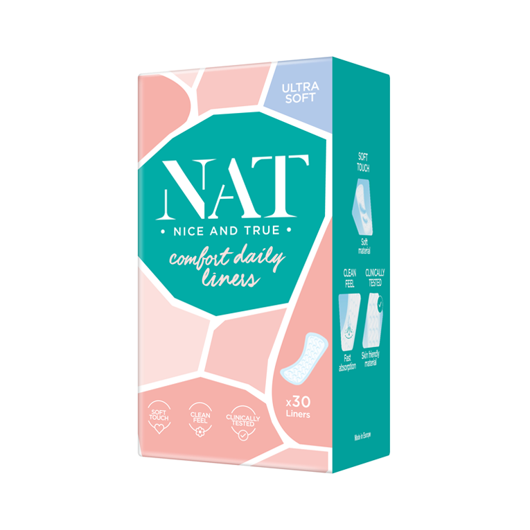 NAT Ultra Soft ყოველდღიური საფენი 30 ცალი