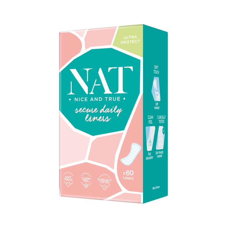 NAT Ultra Protect ყოველდღიური საფენი 60 ცალი