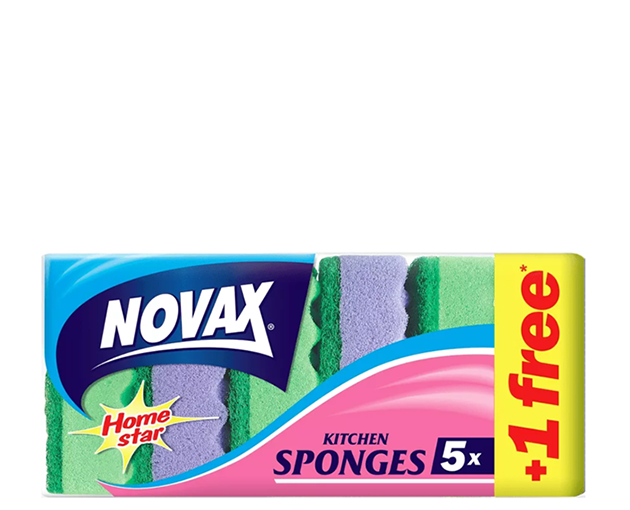 Novax Kitchen sponges 5+1 pcs