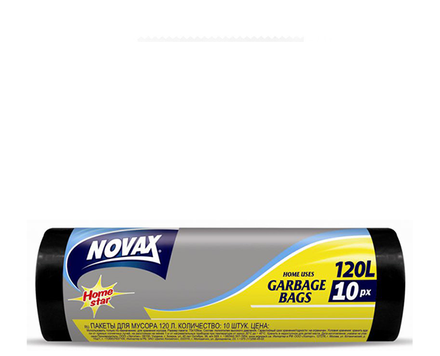 NOVAX garbage bags 120L