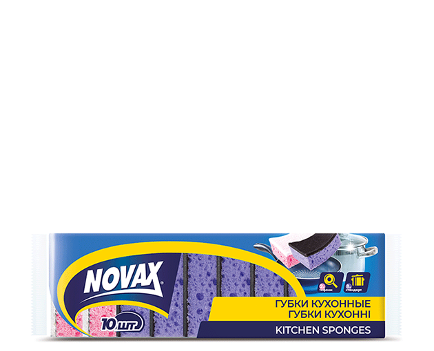 Novax Combi kitchen sponge 10 pcs