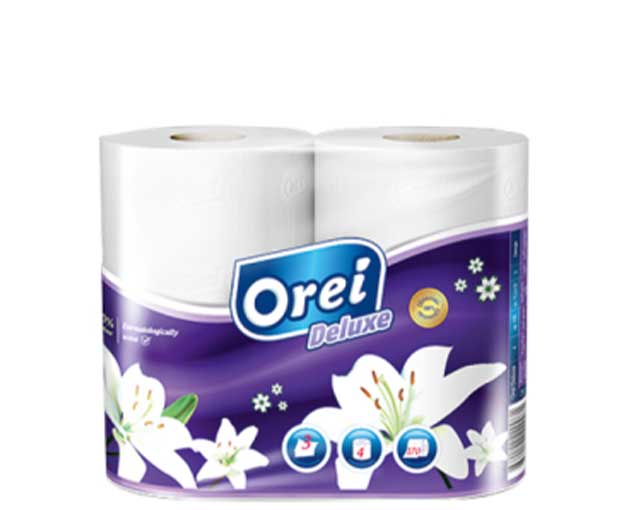 OREI  ტუალეტის ქაღალდი 4ც