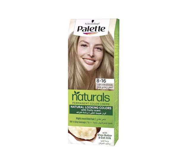 PALETTE naturals თმის საღებავი 8-16 მარგალიტისფერი ქერა
