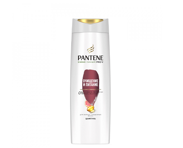 PANTENE შამპუნი სისუფთავე და ზრდა PRO-V 400მლ