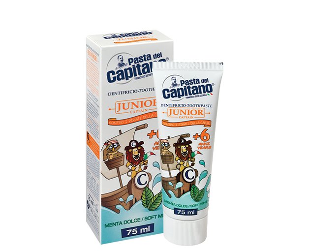 Pasta Del Capitano Junior Travel Kit 6+ Soft (toothpast/25ml +