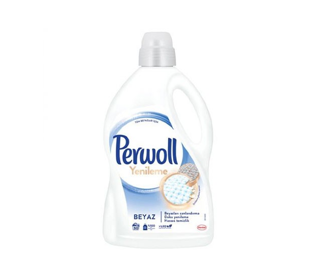 PERWOLL washing liquid white 3L 