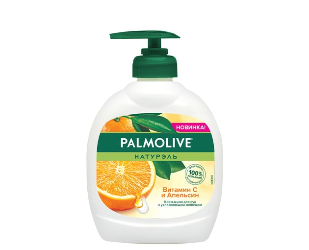 Palmolive Naturals თხევადი საპონი C ვიტამინი და ფორთოხალი 300მლ