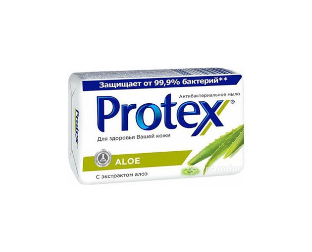 Protex მყარი საპონი ანტიბაქტერიული ალოე 150გრ