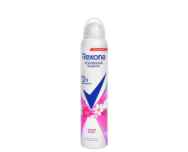 REXONA დეოდორანტი Bright  Bouquet 200მლ