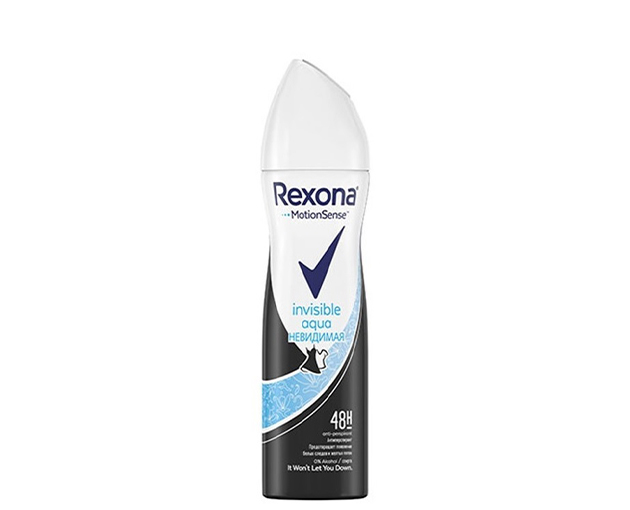 REXONA დეოდორანტი Invisible Aqua 150მლ