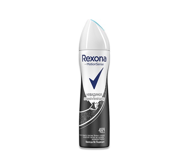 REXONA დეოდორანტი შავი-თეთრი 150მლ