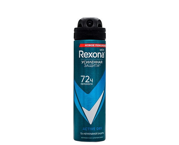 REXONA მამაკაცის დეოდორანტი Active Dry 150მლ