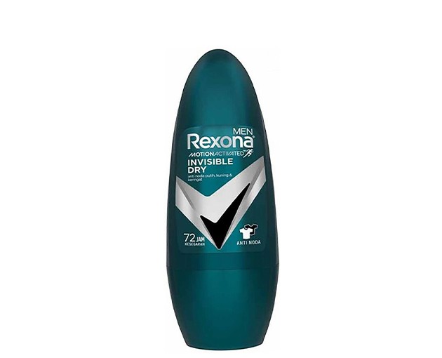 REXONA მამაკაცის მამაკაცის დეოდორანტი ბურთულა Invisible Dry 45მლ