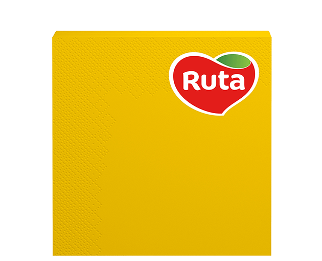 Ruta 1  შრიანი ქაღალდის ხელსახოცი ყვითელი