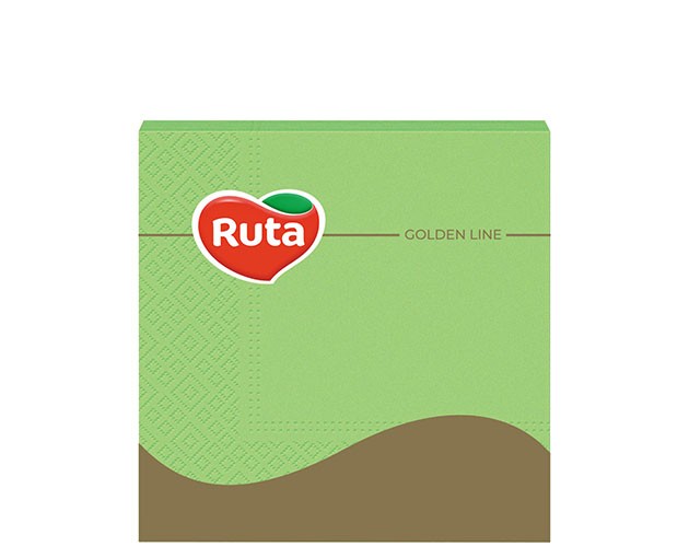 Ruta 3 შრიანი ქაღალდის ხელსახოცი მწვანე 20 ცალი