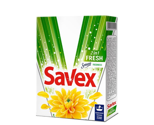 Savex washing powder 2-1ში Fresh For hand washing