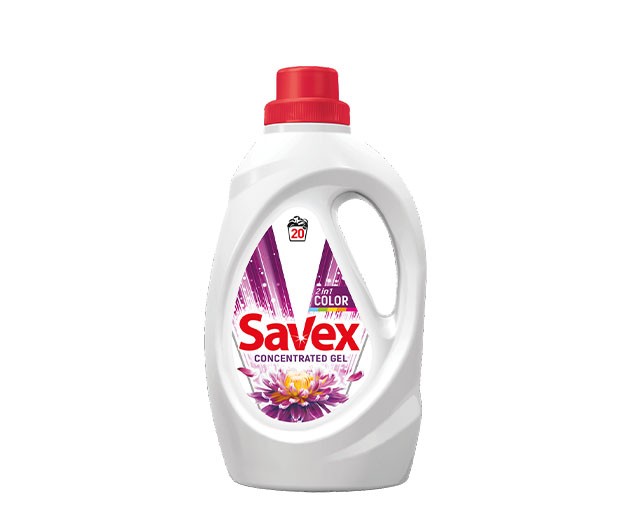 Savex სარეცხი სითხე 2-1ში ფერადი ქსოვილისთვის