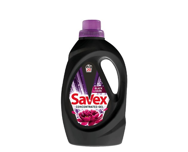 Savex სარეცხი სითხე შავი ქსოვილისთვის