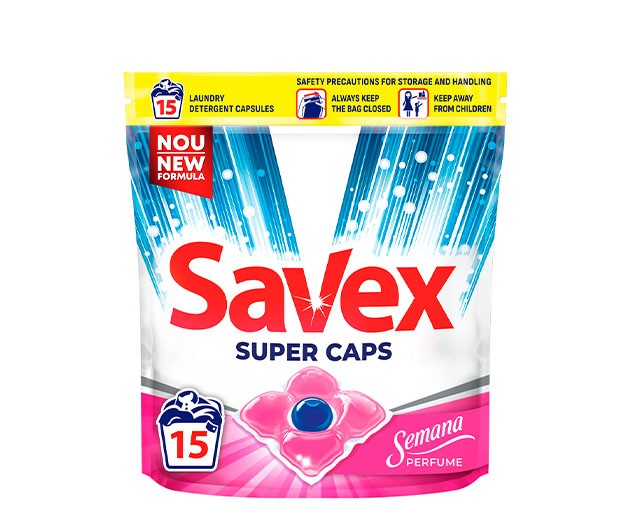 Savex Fabric washing capsule 2-1 in Perfume