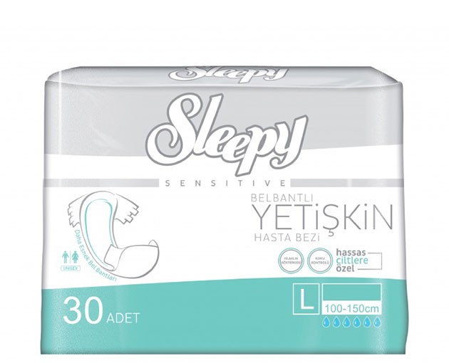 SLEEPY L ზომა საფენი მოზრდილთათვის 30ც