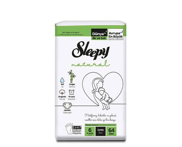 SLEEPY N6 ბავშვის საფენი 15-25კგ 64ც