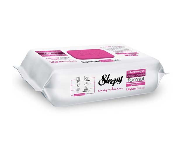 SLEEPY wet floor cleaning wipes Lily 20pcs