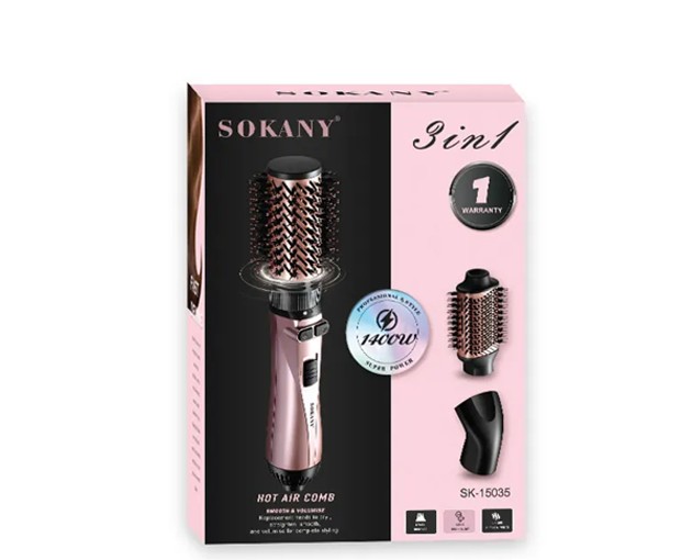 SOKANY Hair dryer comb 2-headed