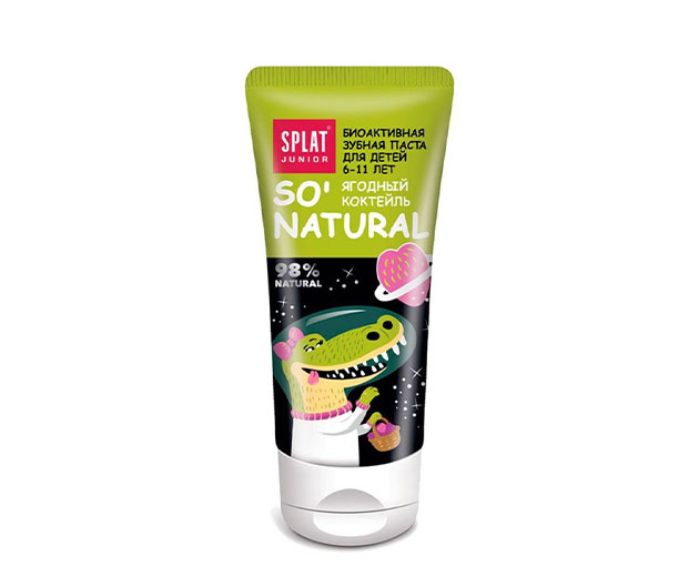 SPLAT junior საბავშვო კბილის პასტა Fruit Cocktail 55მლ