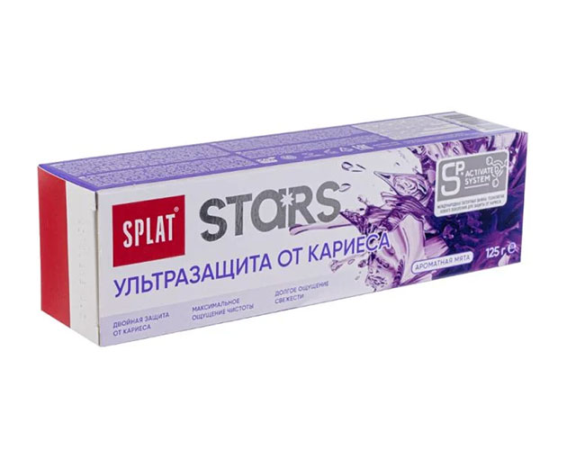 SPLAT STARS კბილის პასტა ულტრადაცვა კარიესისგან 125მლ