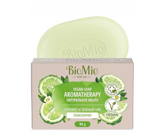 BIOMIO bar soap Green tea and bergamot 90g