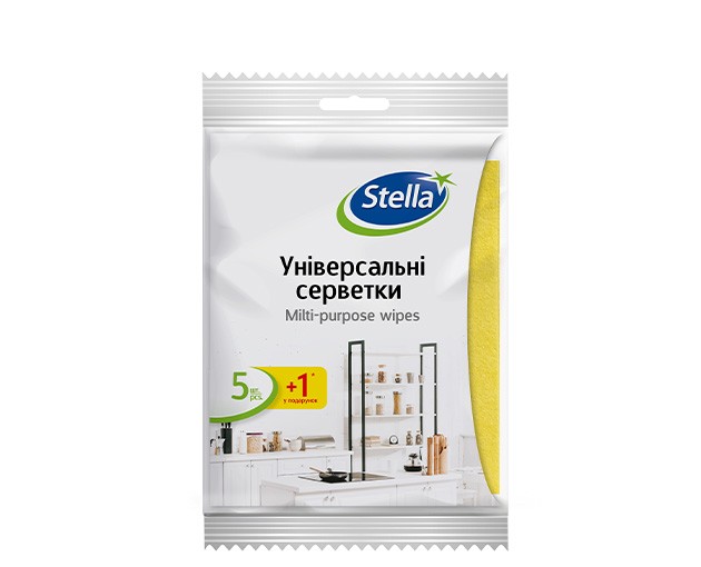 STELLA universal table cleaning cloth 5+1 pcs