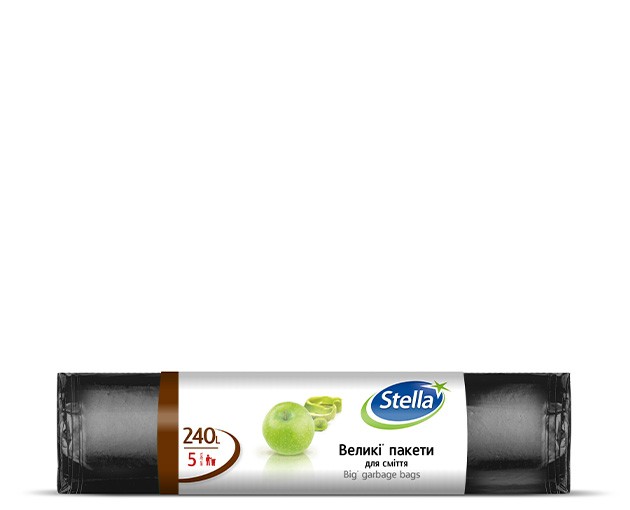 STELLA garbage bag  240L 5pcs