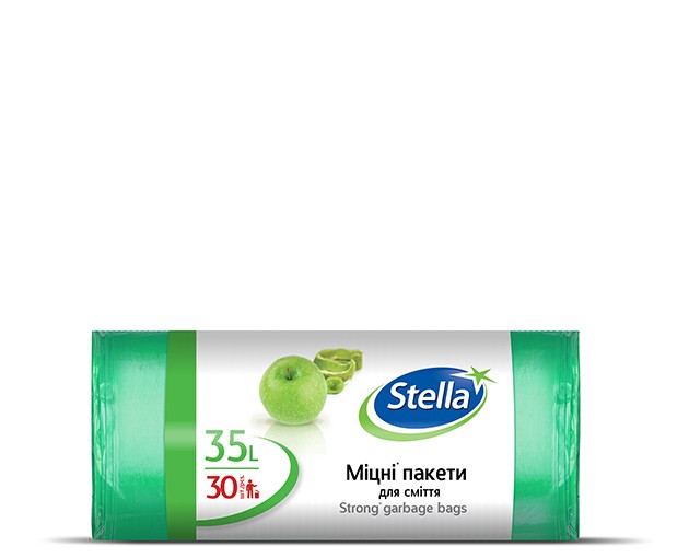 STELLA garbage bag strong  35L 30pcs