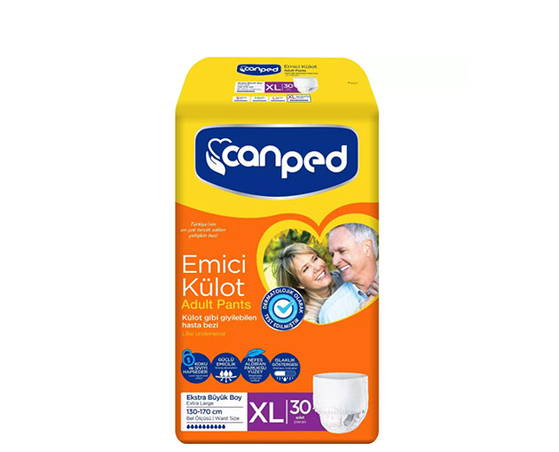 CANPED XL ზომა ტრუსი მოზრდილთათვის 30ც