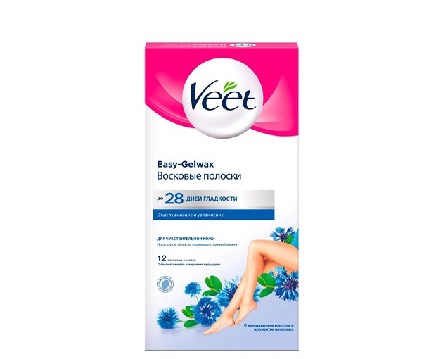 VEET depilatory strips for sensitive skin 12 pcs