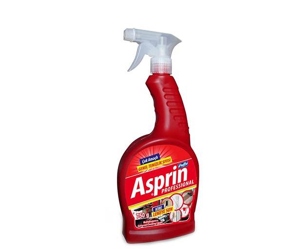 PUFFY ASPIRIN ლაქების ამომყვანი სითხე უნივერსალური ზედაპირებისთვის 750მლ